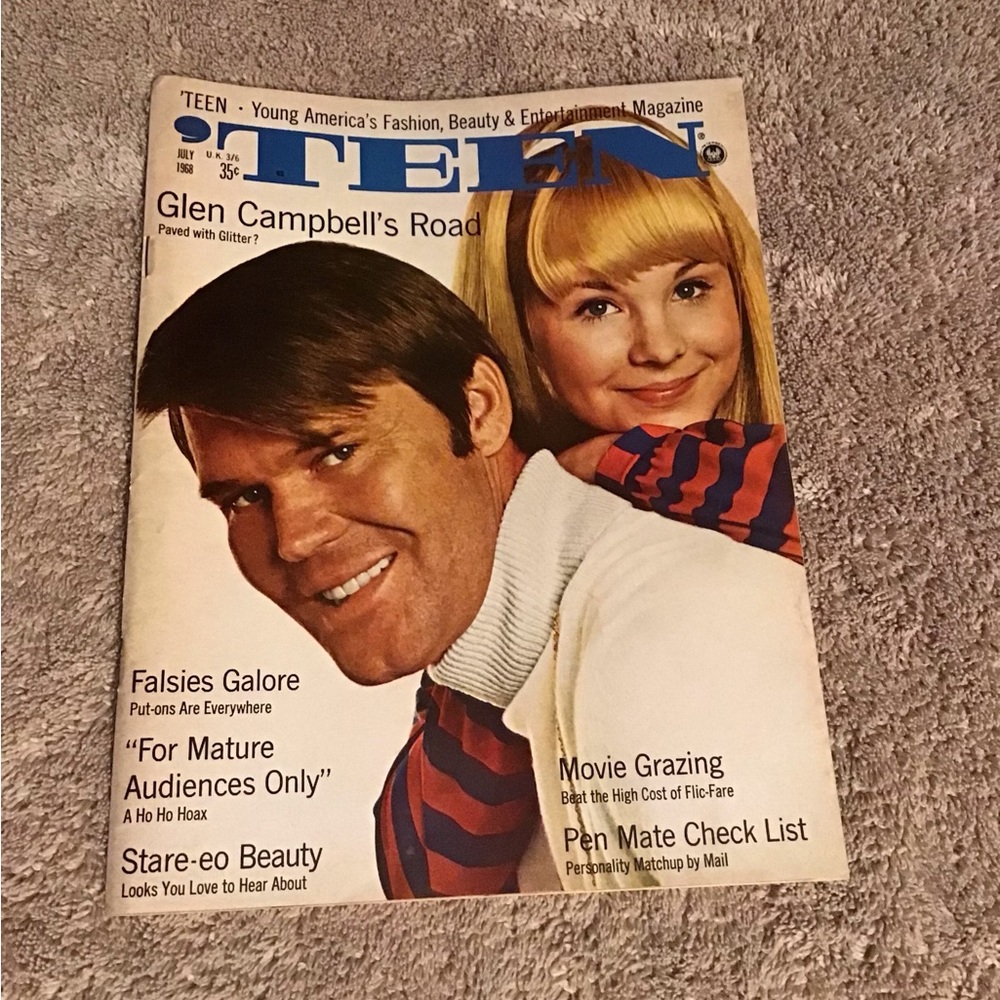 July, 1968 Teen Magazine